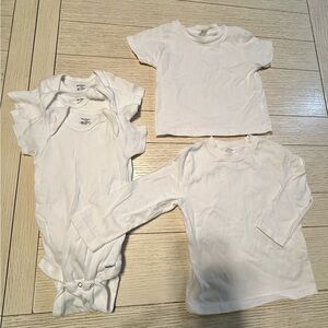 White Baby Clothing Set
